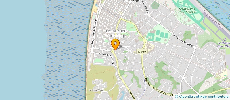 localisation de l'entreprise HUCA à LE TOUQUET-PARIS-PLAGE