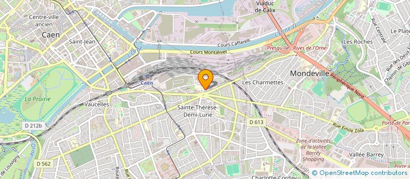 localisation de l'entreprise HUCA INVEST à CAEN