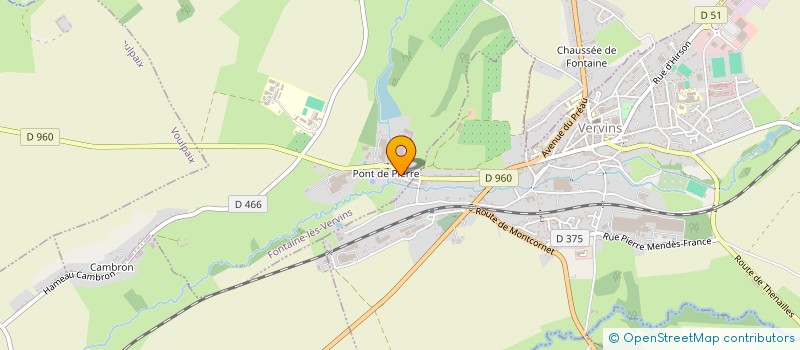 localisation de l'entreprise HUCAADAL  FONTAINE-LES-VERVINS