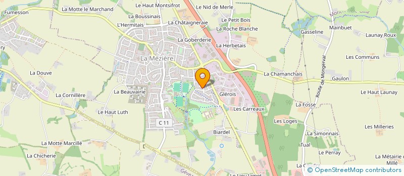 localisation de l'entreprise HUCADACA 2  LA MEZIERE