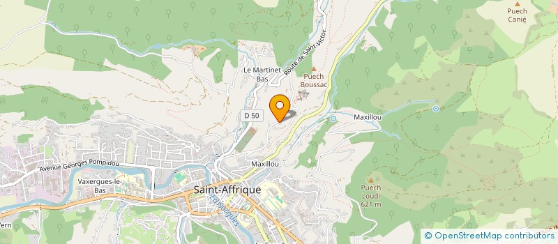 localisation de l'entreprise HUCAP INVEST  SAINT-AFFRIQUE