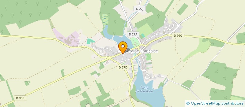 localisation de l'entreprise HUCAS-INVEST  FONTAINE-FRANCAISE