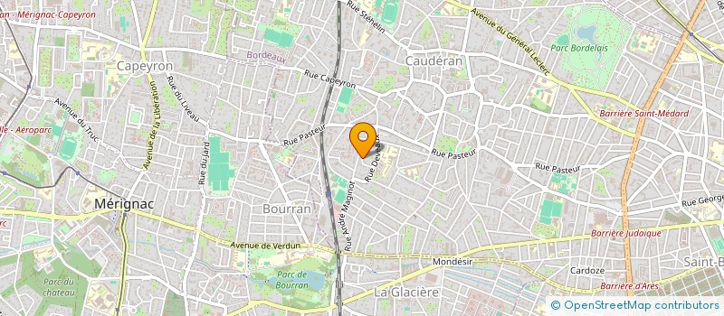 localisation de l'entreprise HUCEDA à BORDEAUX