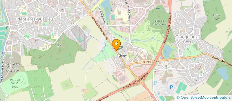 localisation de l'entreprise HUCHAR  METZ