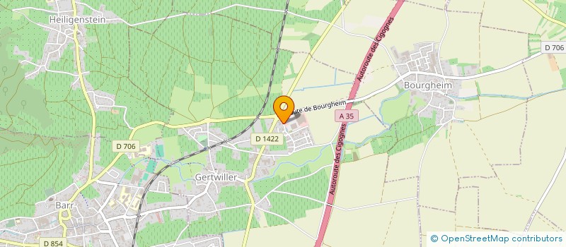 localisation de l'entreprise HUCHELMANN J-P COUVERTURE ZINGUERIE  GERTWILLER