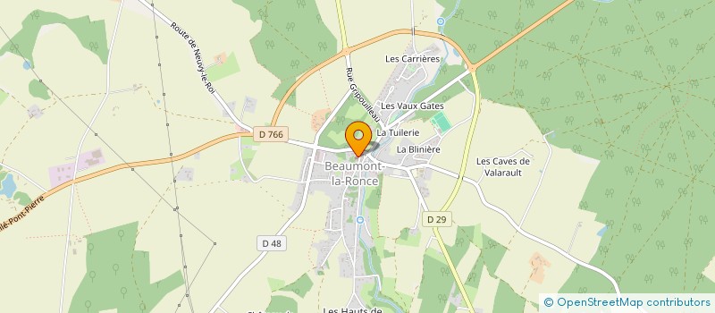 localisation de l'entreprise HUCHEPIE  ROUZIERS-DE-TOURAINE