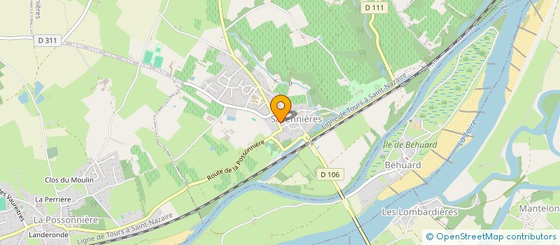 localisation de l'entreprise HUCHET BOIS  SAINT-GEORGES-SUR-LOIRE