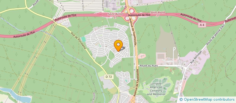 localisation de l'entreprise HUCHET TOUS ENSEMBLE  SAINT-AVOLD