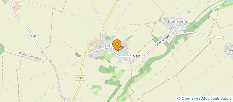 localisation de l'entreprise HUCHEZ HERBLAY  FERRIERES