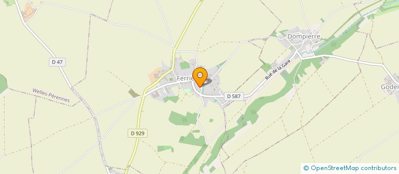 localisation de l'entreprise HUCHEZ NSM  FERRIERES