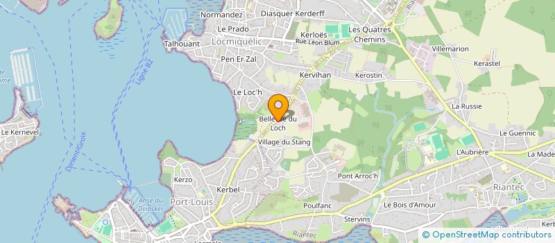 localisation de l'entreprise HUCHLO à RIANTEC