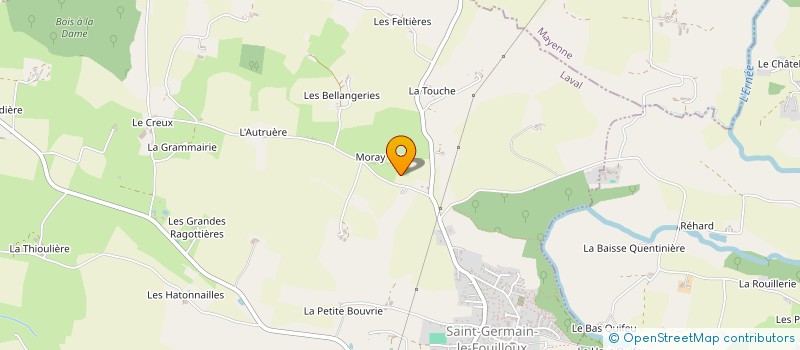 localisation de l'entreprise HUCIER  OISSEAU