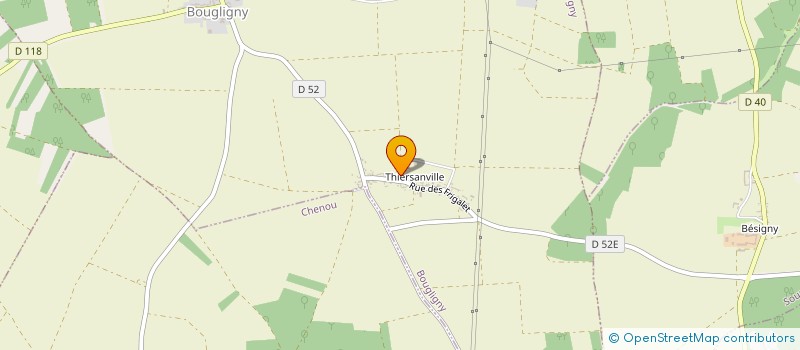 localisation de l'entreprise HUCILE IMMO  BOUGLIGNY