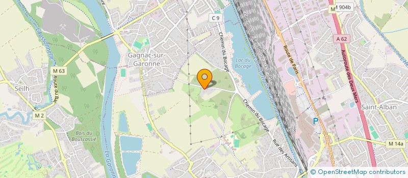 localisation de l'entreprise HUCLEBAS  FENOUILLET