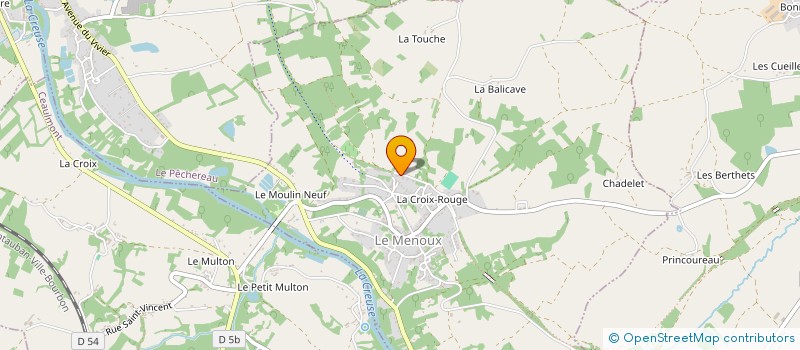localisation de l'entreprise HUCYNA à LE MENOUX