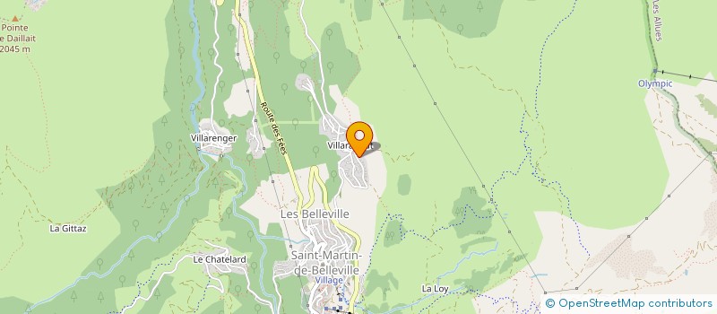 localisation de l'entreprise HUD-ELEC  LES BELLEVILLE