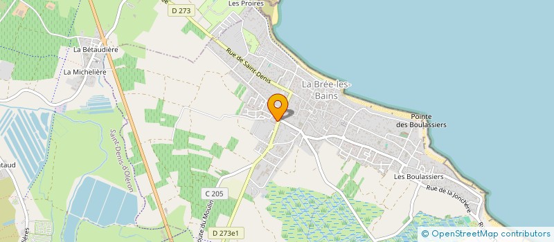 localisation de l'entreprise HUDANSKI - BRESSENOT INDIVISION  LA BREE-LES-BAINS