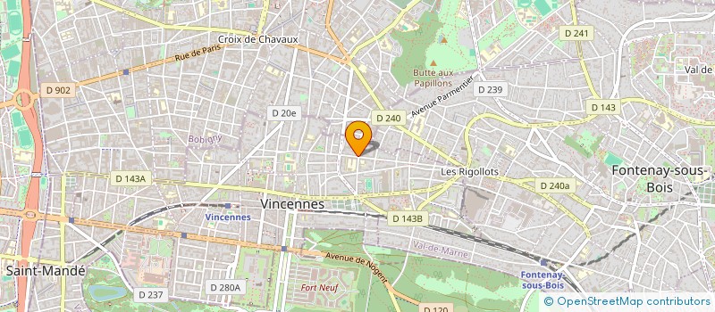 localisation de l'entreprise HUDAPHI à VINCENNES