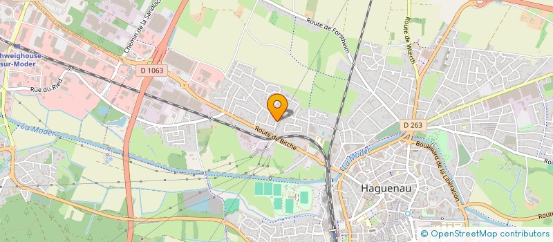 localisation de l'entreprise HUDAYI  HAGUENAU