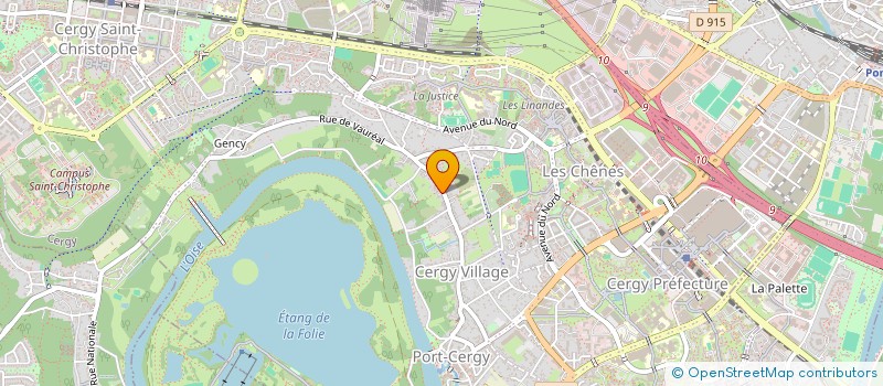 localisation de l'entreprise HUDDLEUP  CERGY