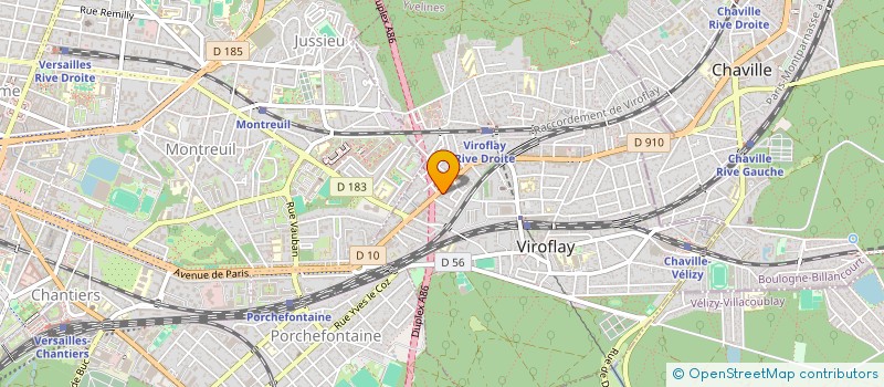 localisation de l'entreprise HUDE  VIROFLAY