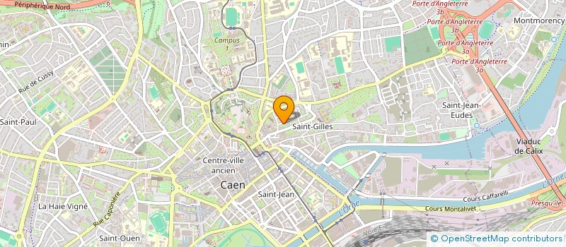 localisation de l'entreprise HUDELOT HOLDING à CAEN