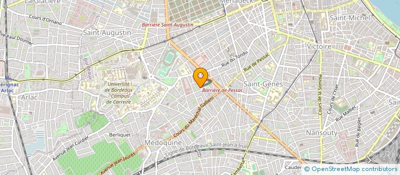 localisation de l'entreprise HUDIK à BORDEAUX