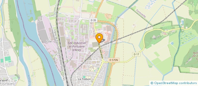 localisation de l'entreprise HUDISO à ARLES
