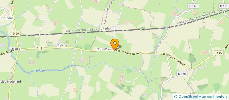 localisation de l'entreprise HUE  SAINTE-MARGUERITE-D'ELLE