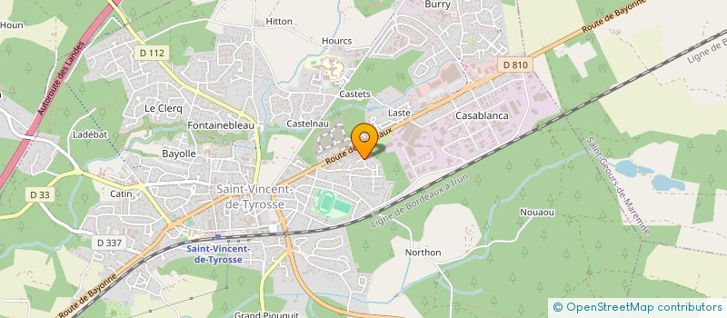 localisation de l'entreprise HUE KITCHEN  SAINT-VINCENT-DE-TYROSSE