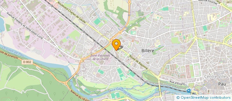 localisation de l'entreprise HUEC  BILLERE