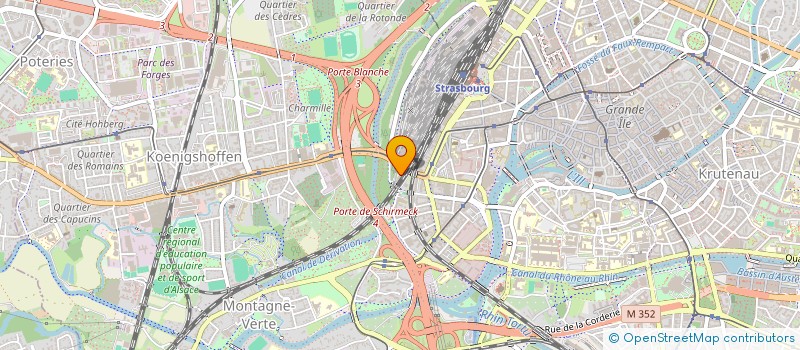 localisation de l'entreprise HUEC-HOLDS  STRASBOURG