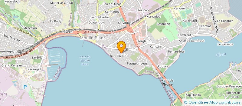 localisation de l'entreprise HUELLA  LE RELECQ-KERHUON