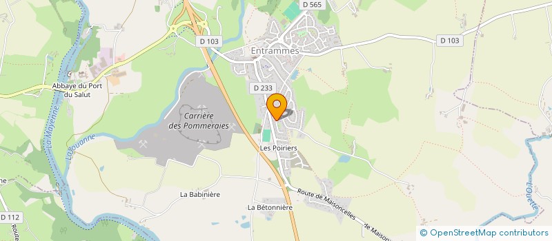 localisation de l'entreprise HUEMA  ENTRAMMES