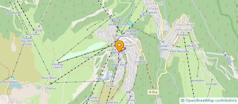 localisation de l'entreprise HUERRE VIEILLOT à COURCHEVEL