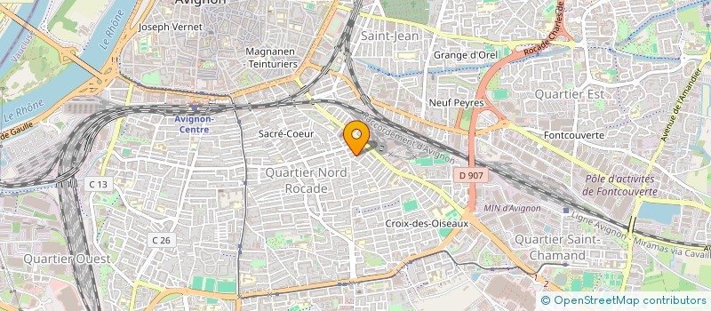 localisation de l'entreprise HUERTAS & REMPARTS  AVIGNON