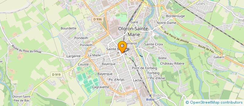 localisation de l'entreprise HUERTO CAMBORDE D & HUERTO HOURCADE M à OLORON-SAINTE-MARIE