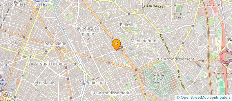 localisation de l'entreprise HUESCA  PARIS