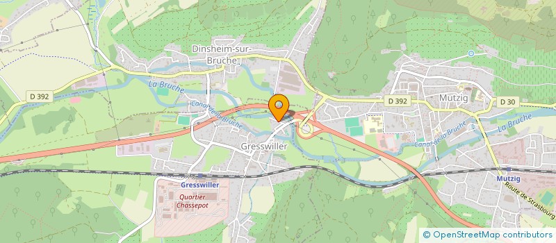 localisation de l'entreprise HUESKER FRANCE SAS à GRESSWILLER