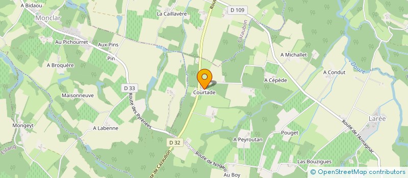 localisation de l'entreprise HUESO  LAREE