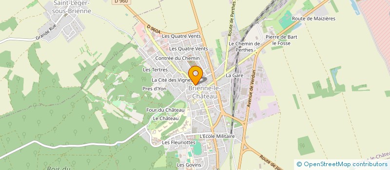 localisation de l'entreprise HUET  BRIENNE-LE-CHATEAU