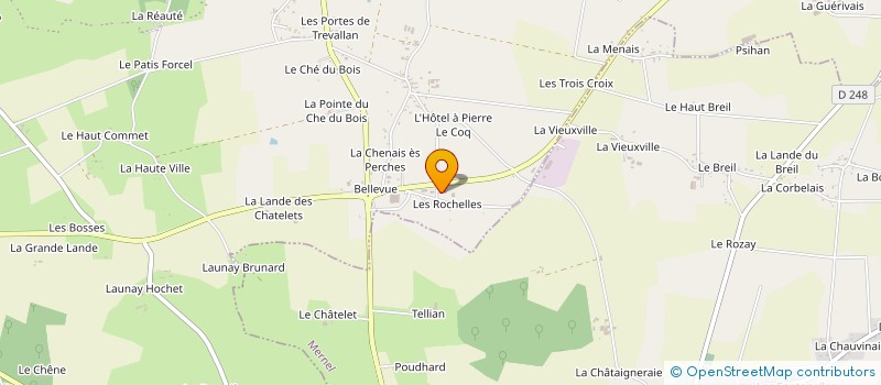 localisation de l'entreprise HUET DOMINIQUE  VAL D'ANAST