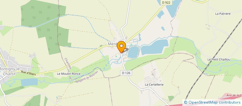 localisation de l'entreprise HUET ET FILS à MEREGLISE