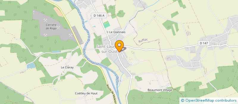 localisation de l'entreprise HUET FAF à SAINT-ABRAHAM