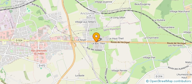 localisation de l'entreprise HUET-FAMILY  SAINT-PLANCHERS