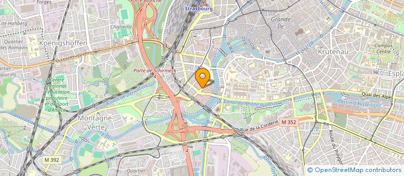 localisation de l'entreprise HUET-FELLMANN  STRASBOURG