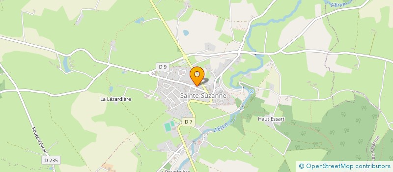 localisation de l'entreprise HUET FINANCES à TORCE VIVIERS EN CHARNIE