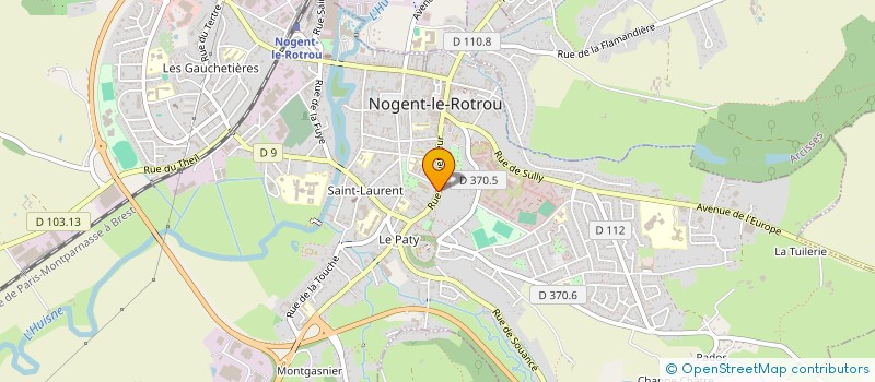 localisation de l'entreprise HUET FONCIER à NOGENT-LE-ROTROU