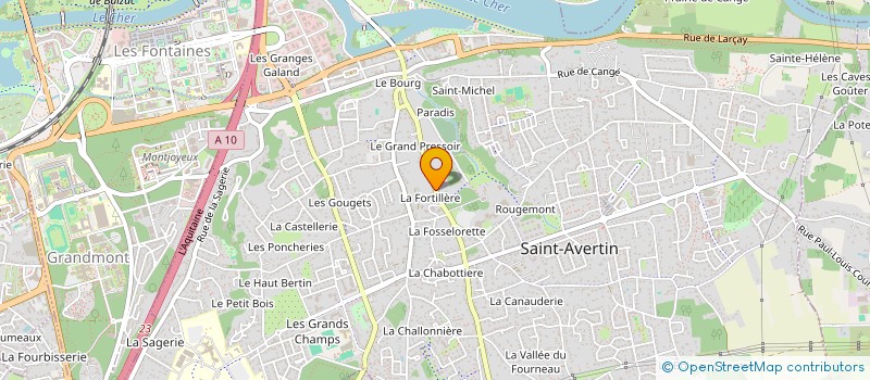 localisation de l'entreprise HUET IMMOBILIER  SAINT-AVERTIN