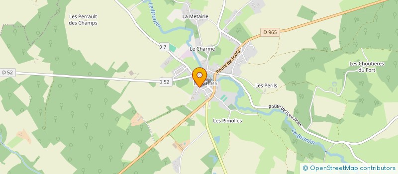 localisation de l'entreprise HUET PAYSAGE à TOUCY